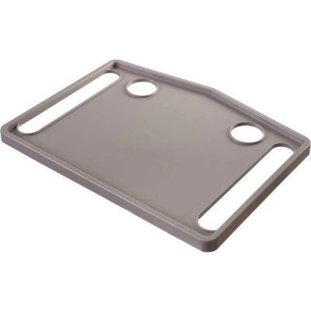 HEALTHSMART DMI Walker Tray with Two Recessed Cup Holders, Gray 510-1083-0300